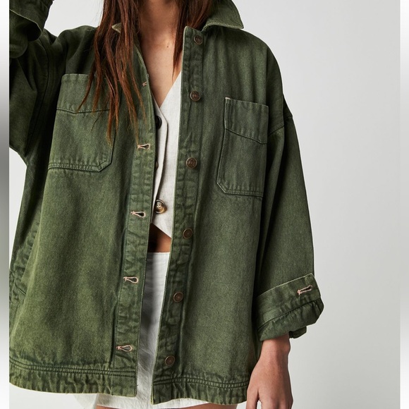 Free People Jackets & Blazers - We the Free Madison City Denim Jacket